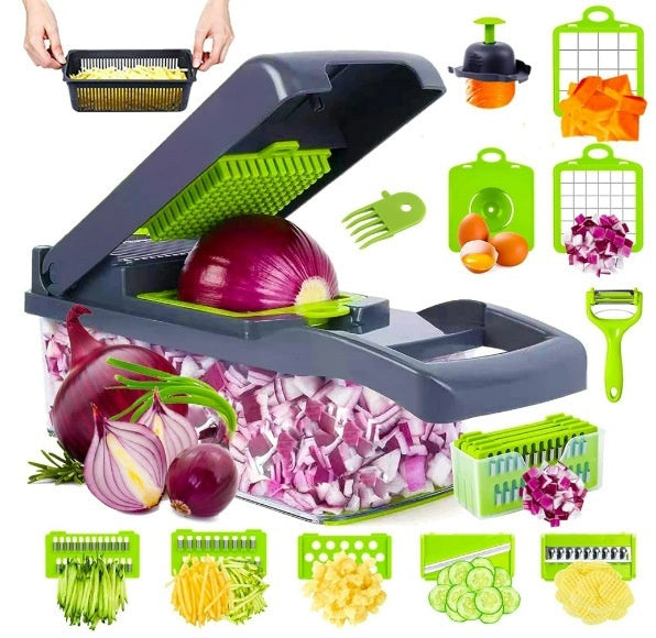 Chopper Storage Fantastic Kitchen Shred Dicing Slicer Vegetable Cutting My Store