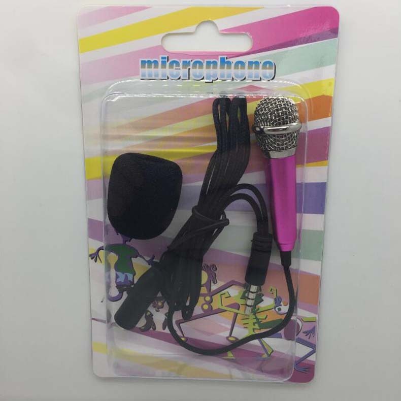 Mini Karaoke Condenser Wired 3.5mm Microphone Mic Mobile Phone For Android My Store