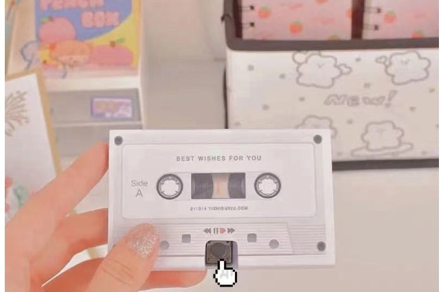 DIY Recording Chip Phonograph Confession Greeting Card Music Box Birthday Card My Store