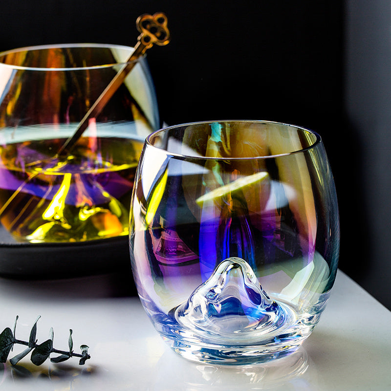 Nordic Colorful Glass Rainbow Glass Family Drinking Water Cup Dazzling Cup My Store
