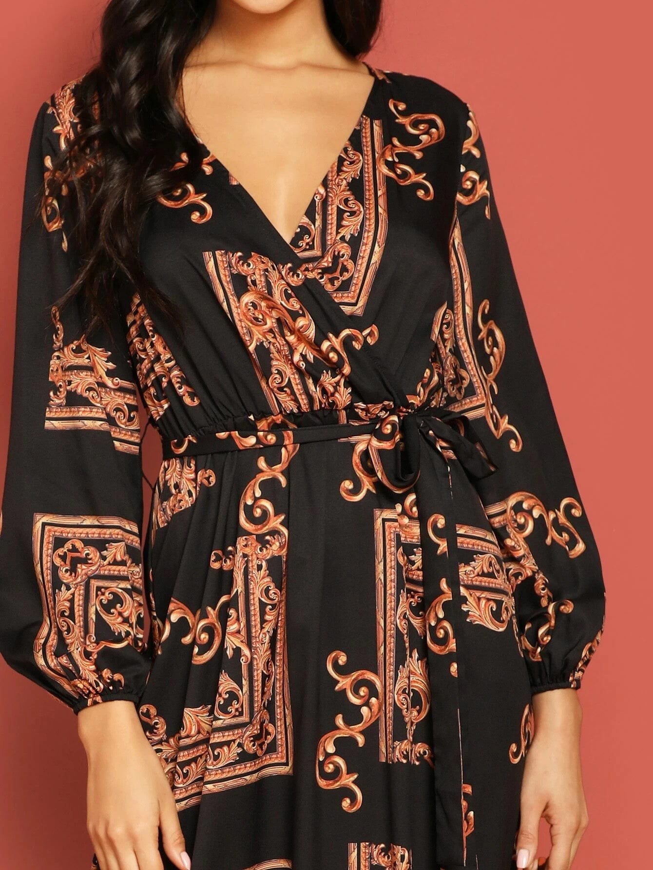 Black And Brown Stylish Party Wear Bsy Linen Maxi Dropshipera