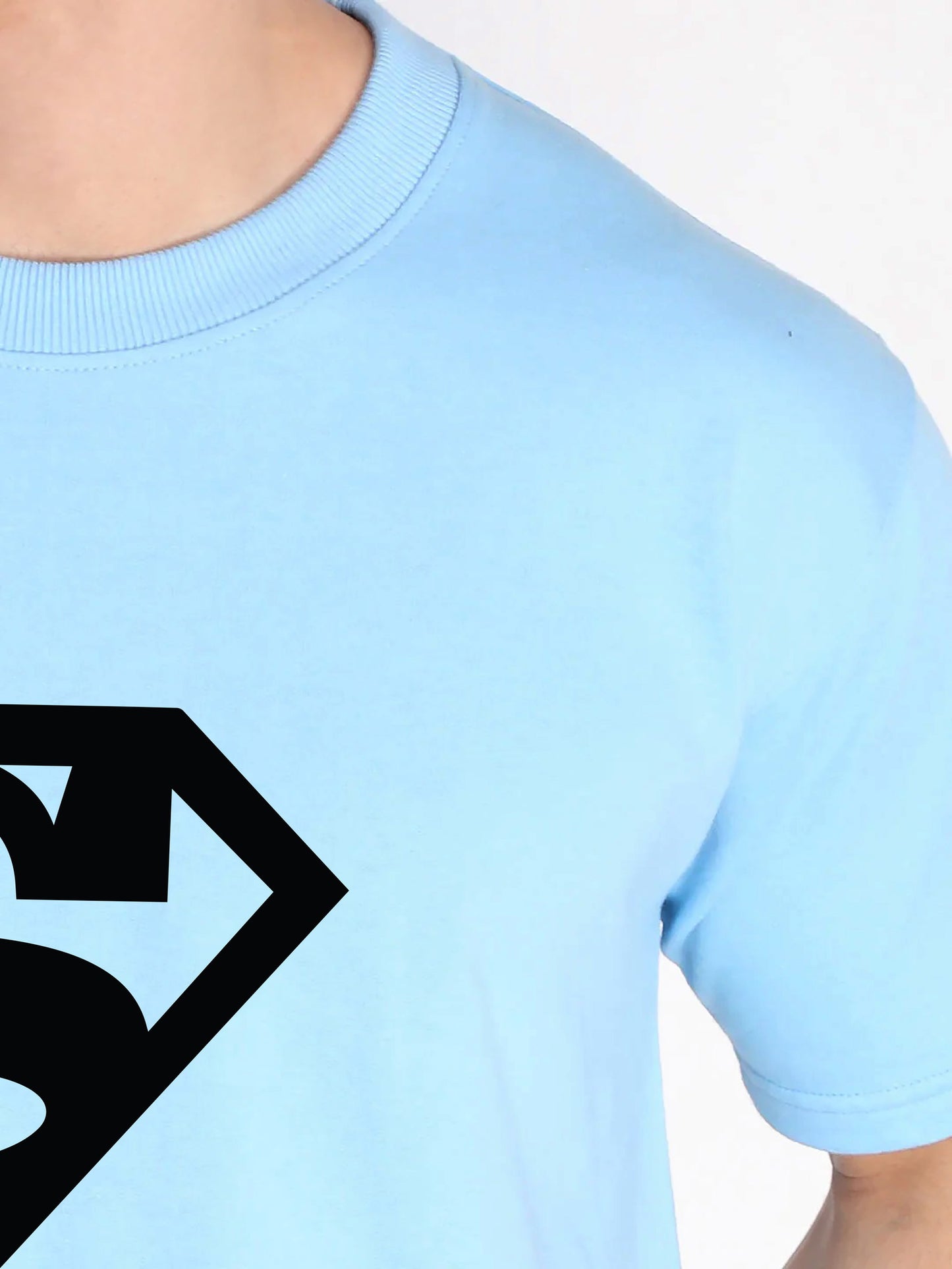 Sky Plain T Shirt Half Sleeve And Shorts With Pocket Dropshipera