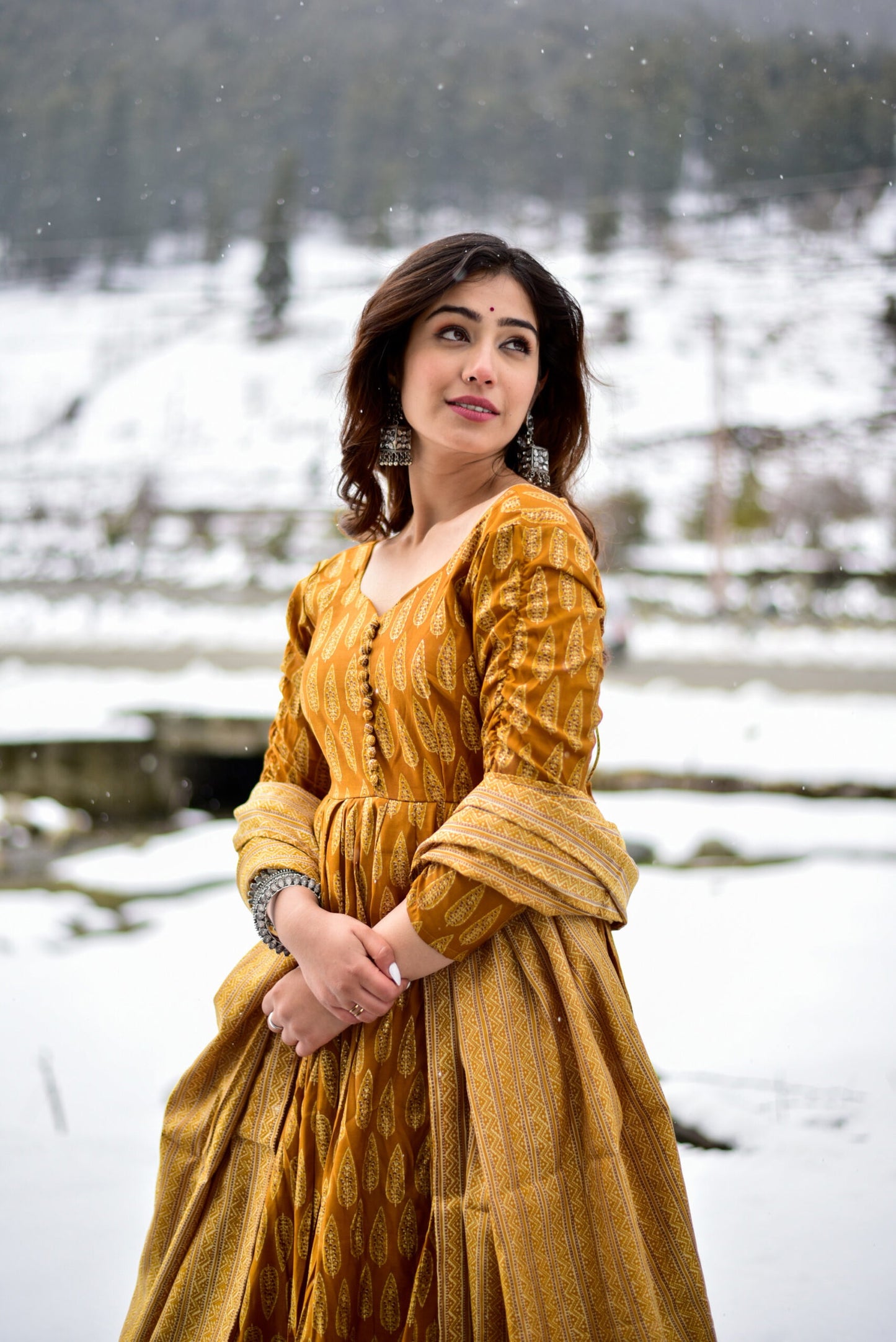 Glamorous Pumpkin Colour Fancy And Elegant partywear Kurta set For Women Dropshipera