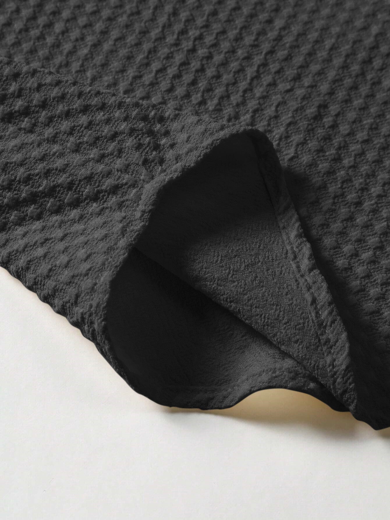 Black Men Regular Fit Solid Casual Half Sleeves Shirt Dropshipera