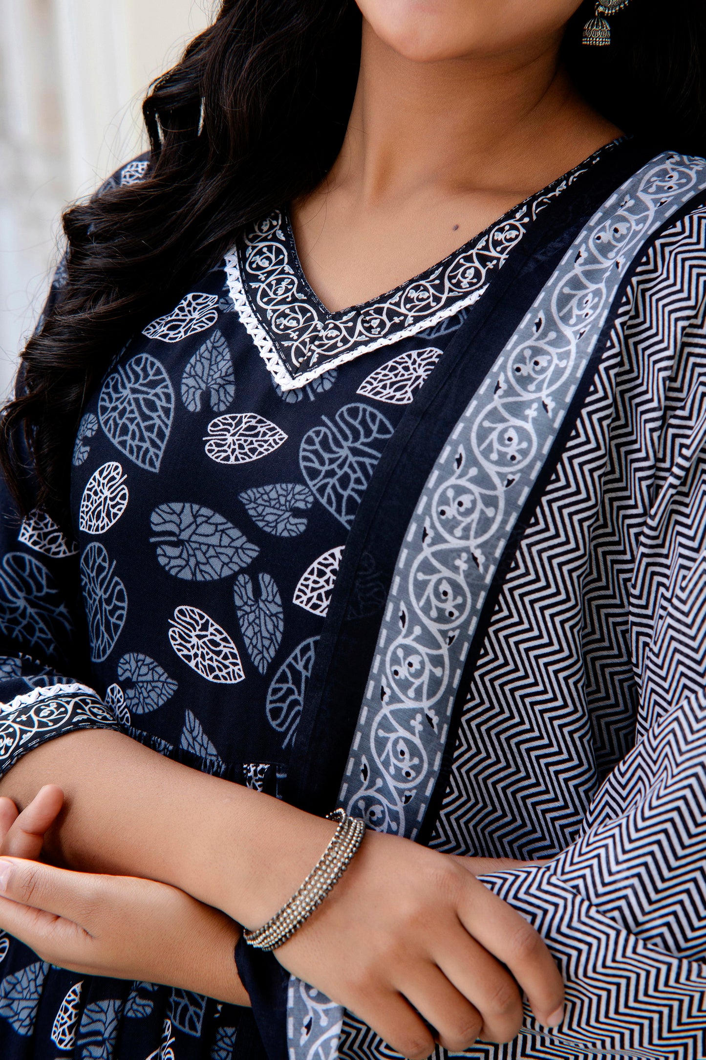 Floral Printed Rayon Kurta With Pants & Dupatta Dropshipera