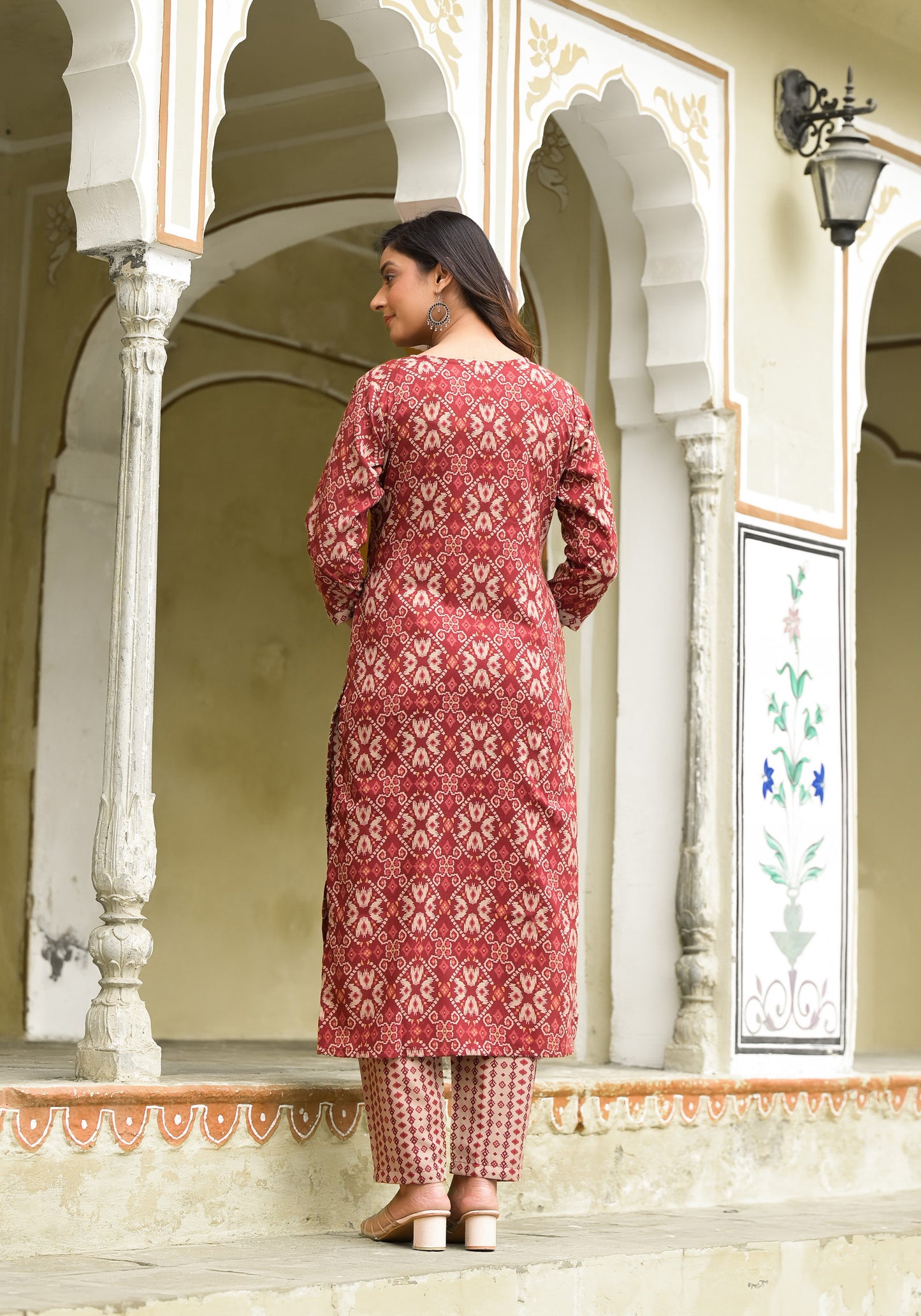 Beautiful and Simple Daily wear Kurta set With Dupatta and Bottom Dropshipera
