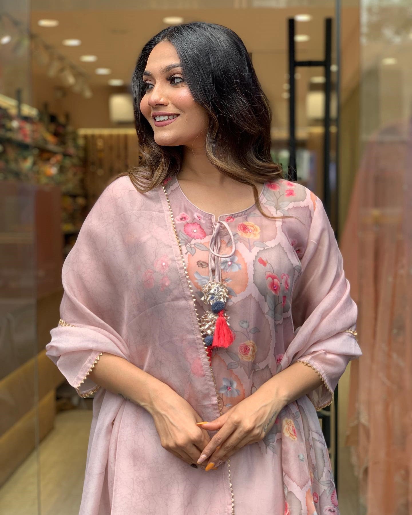 Beautiful Heavy Party Wear Suit With Georgeous Dupatta Dropshipera