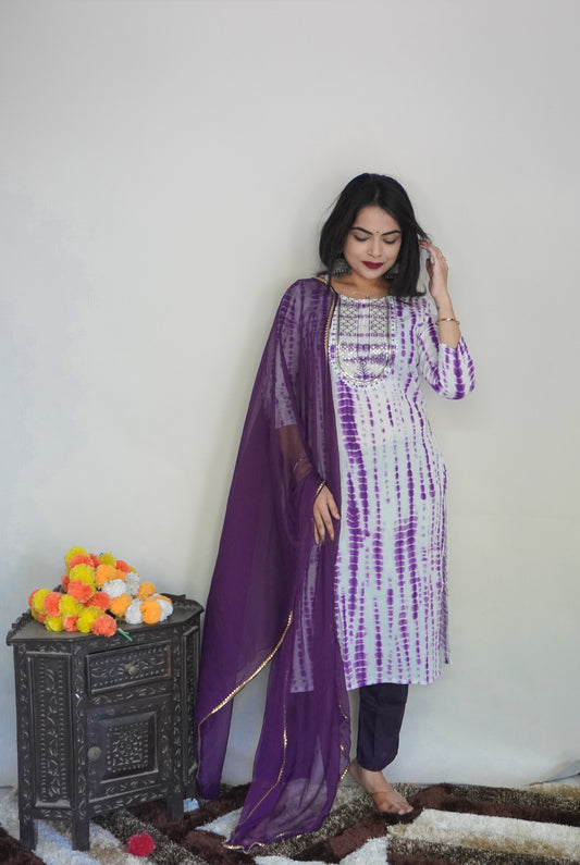 New Beautiful Design Rayon Suit With Pant Dropshipera