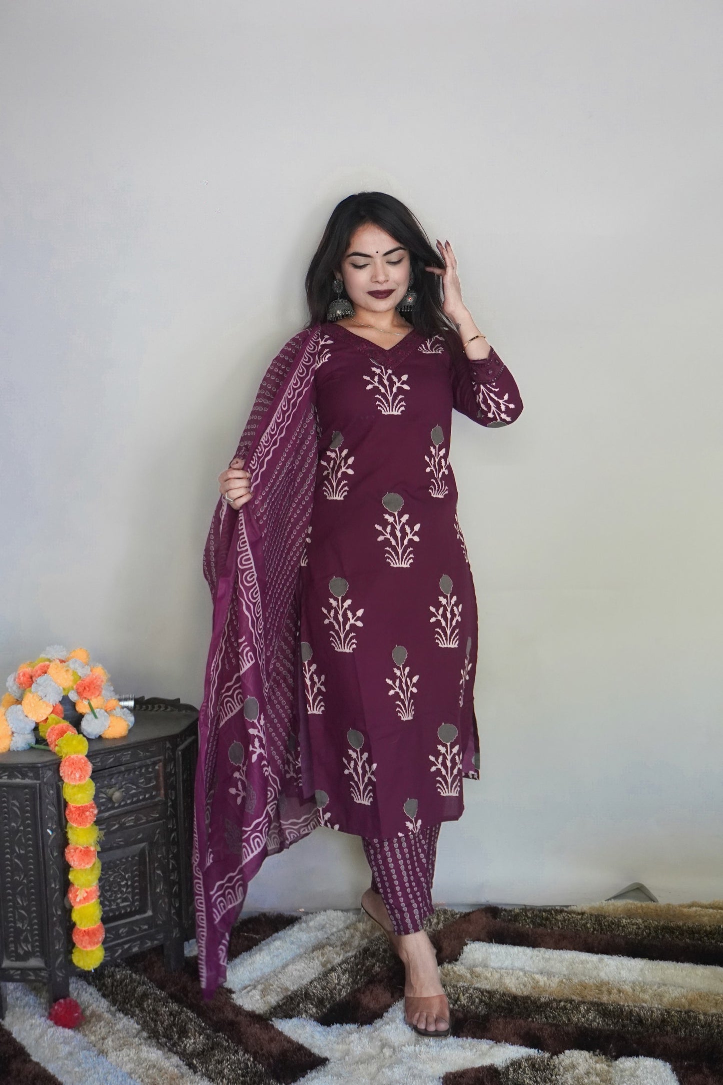 New Beautiful Design Rayon Suit With Bottom And Dupatta Dropshipera