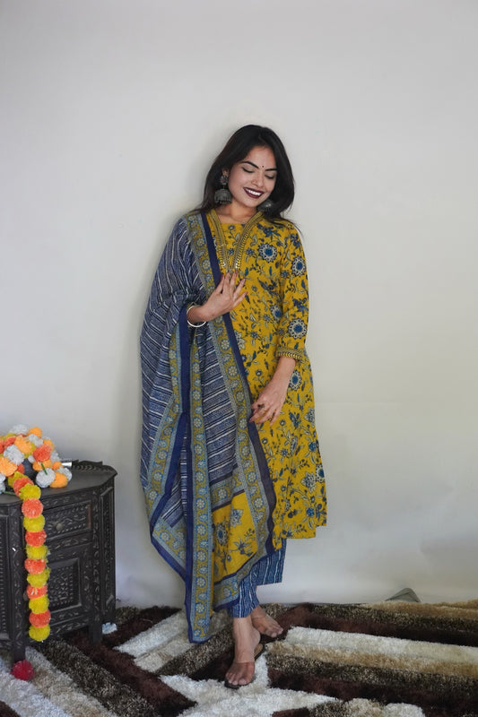 New Beautiful Design Rayon Suit With Pant And Dupatta Dropshipera