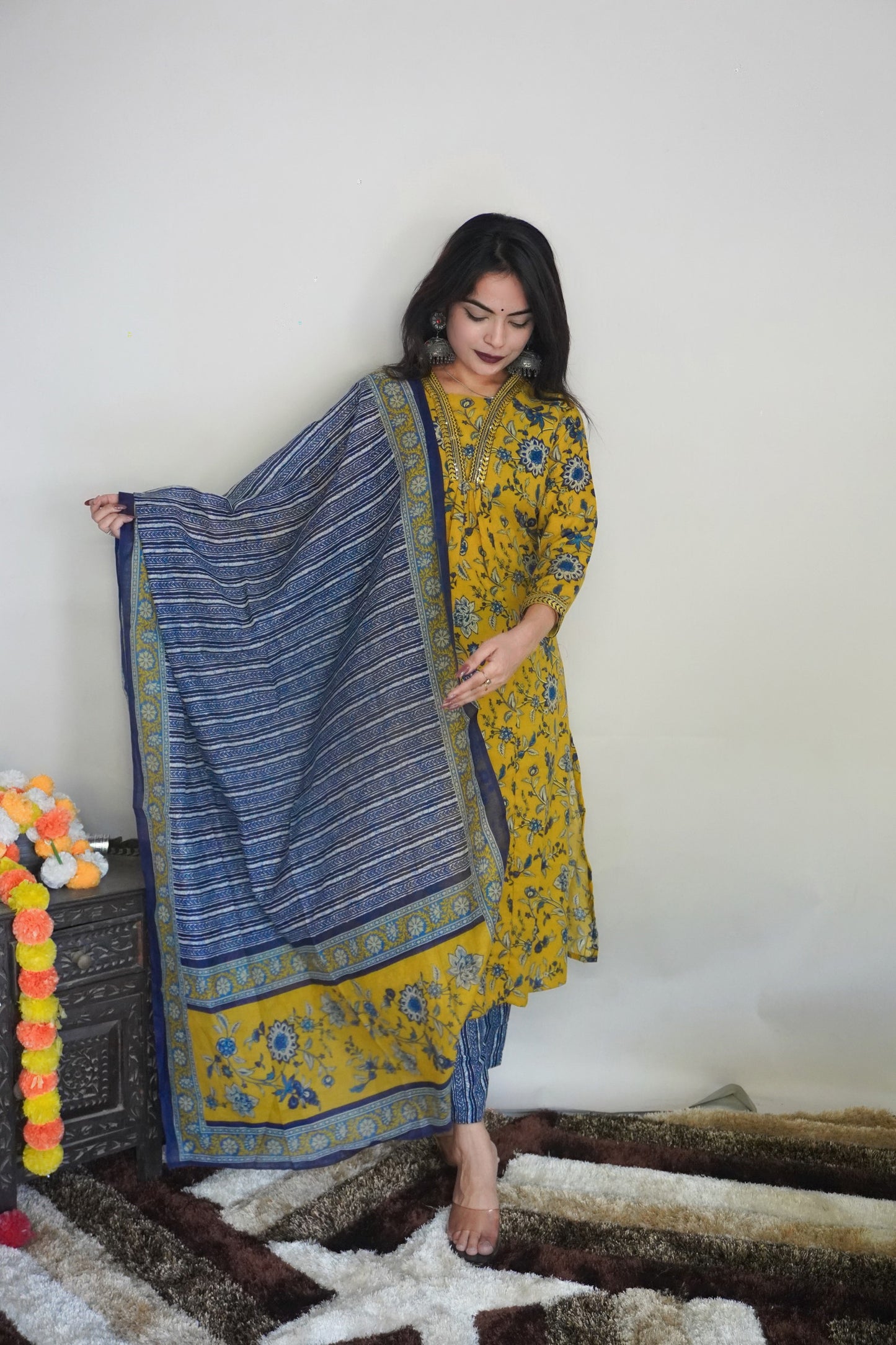 New Beautiful Design Rayon Suit With Pant And Dupatta Dropshipera