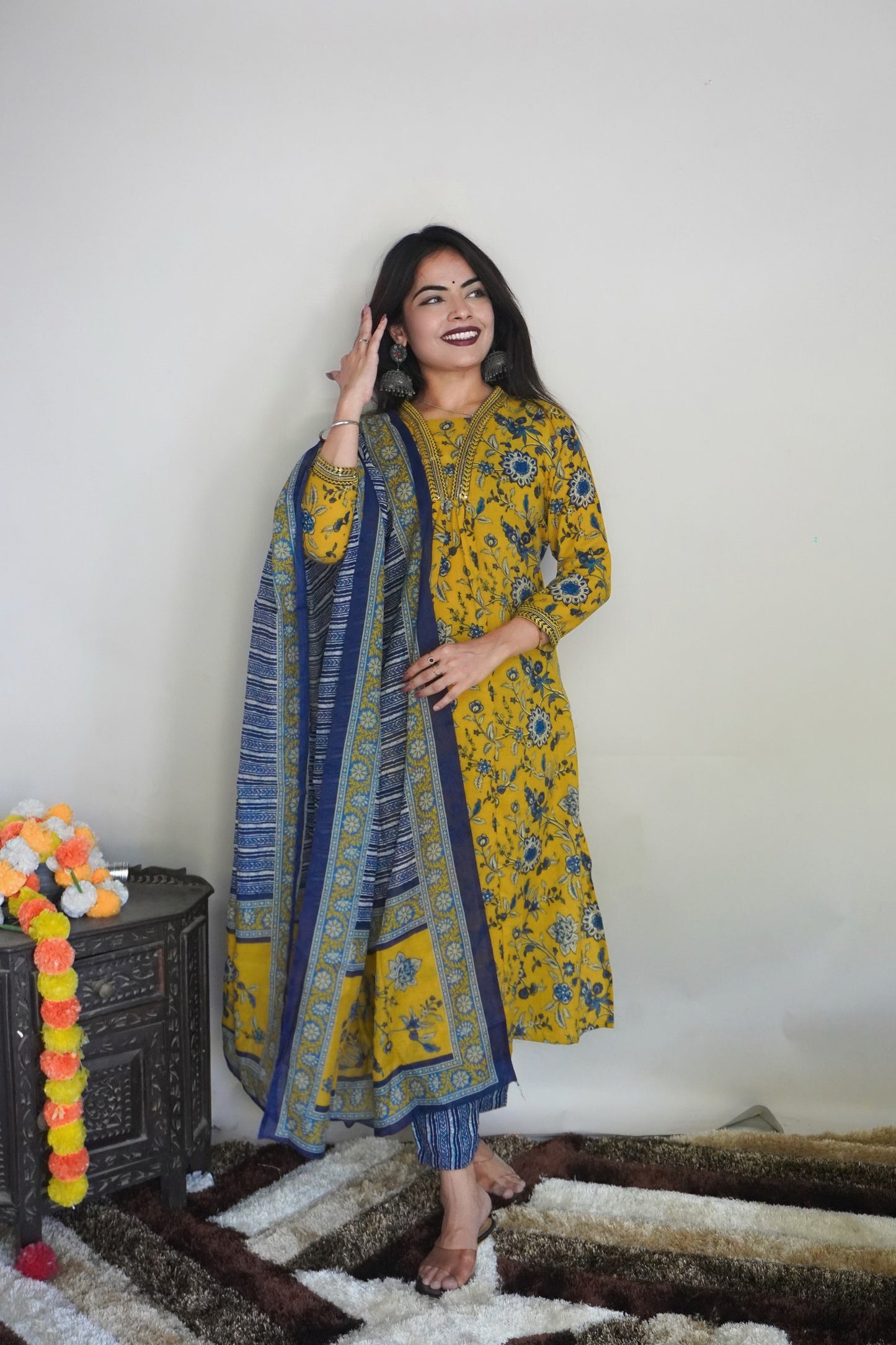 New Beautiful Design Rayon Suit With Pant And Dupatta Dropshipera