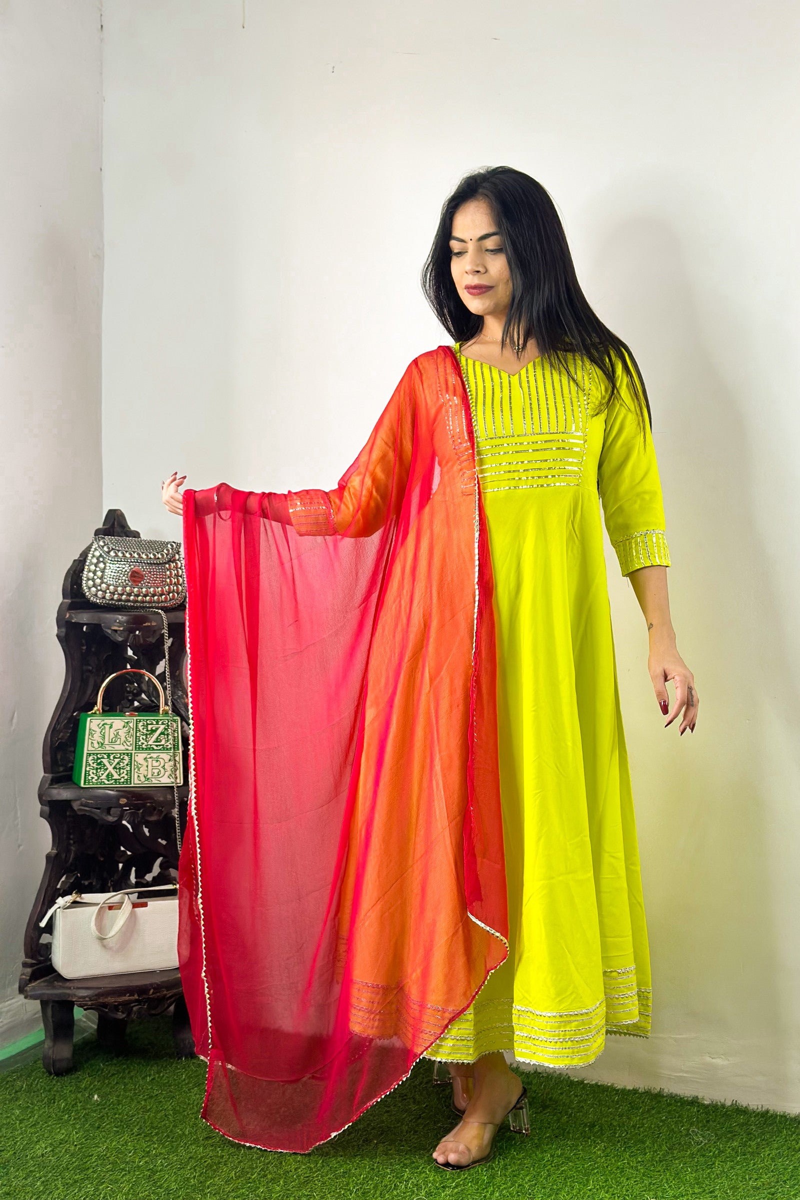 New Beautiful Design Rayon Suit With Bottom And Dupatta Dropshipera