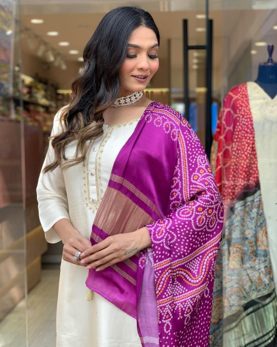 Embroidary Print Kurti With Pant and Beautiful Printed Dupatta Dropshipera