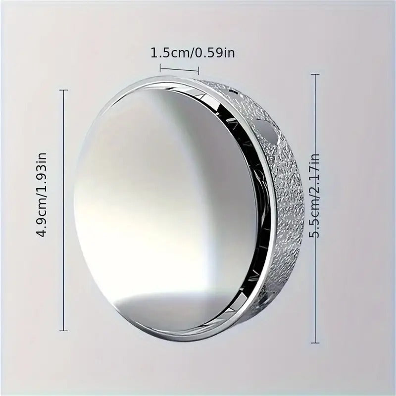 360 Degree Car Wide Angle Round Convex Blind Spot rear Mirror for Cars/Bikes/Motorcycle Mojo