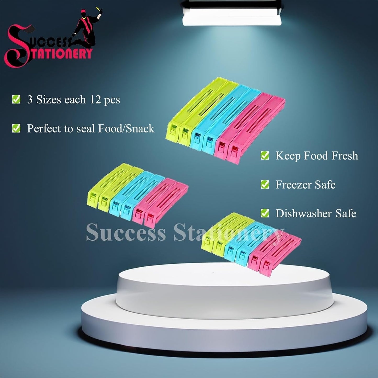 Plastic Bag Food Clips (18 Pcs) Mojo