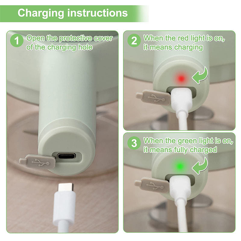 4 In 1 Handheld Electric Vegetable Cutter Mojo