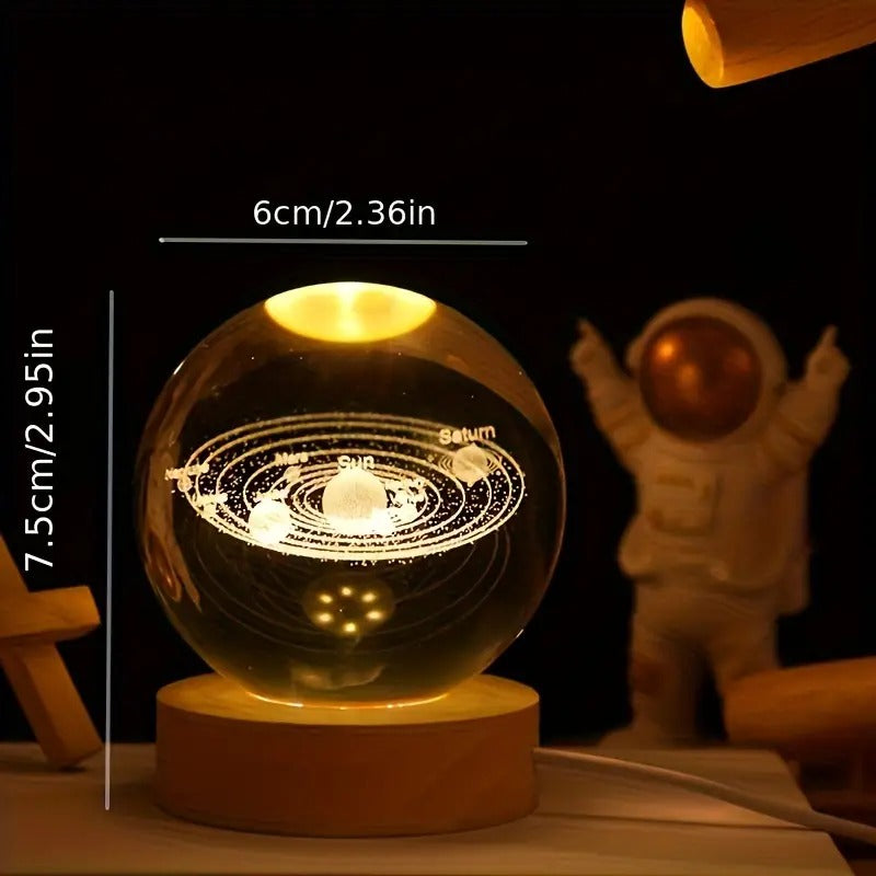 3D Crystal Night Ball Mojo