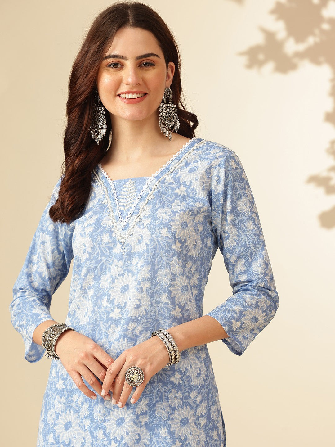 Women's Rayon Kurta Set With Printed Dupatta Set Dropshipera