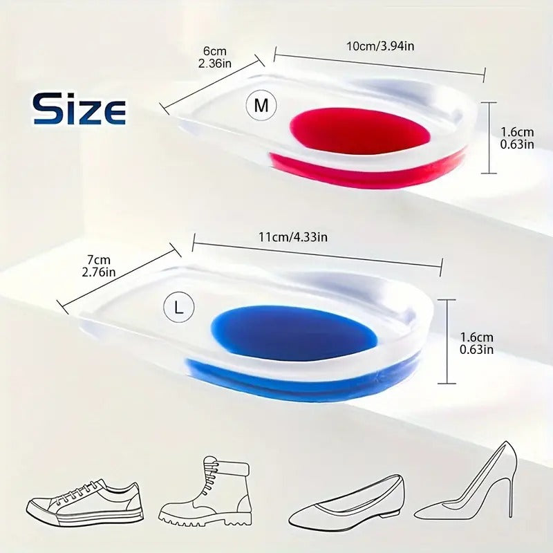 Blue Gel Insole Heel Insole Mojo