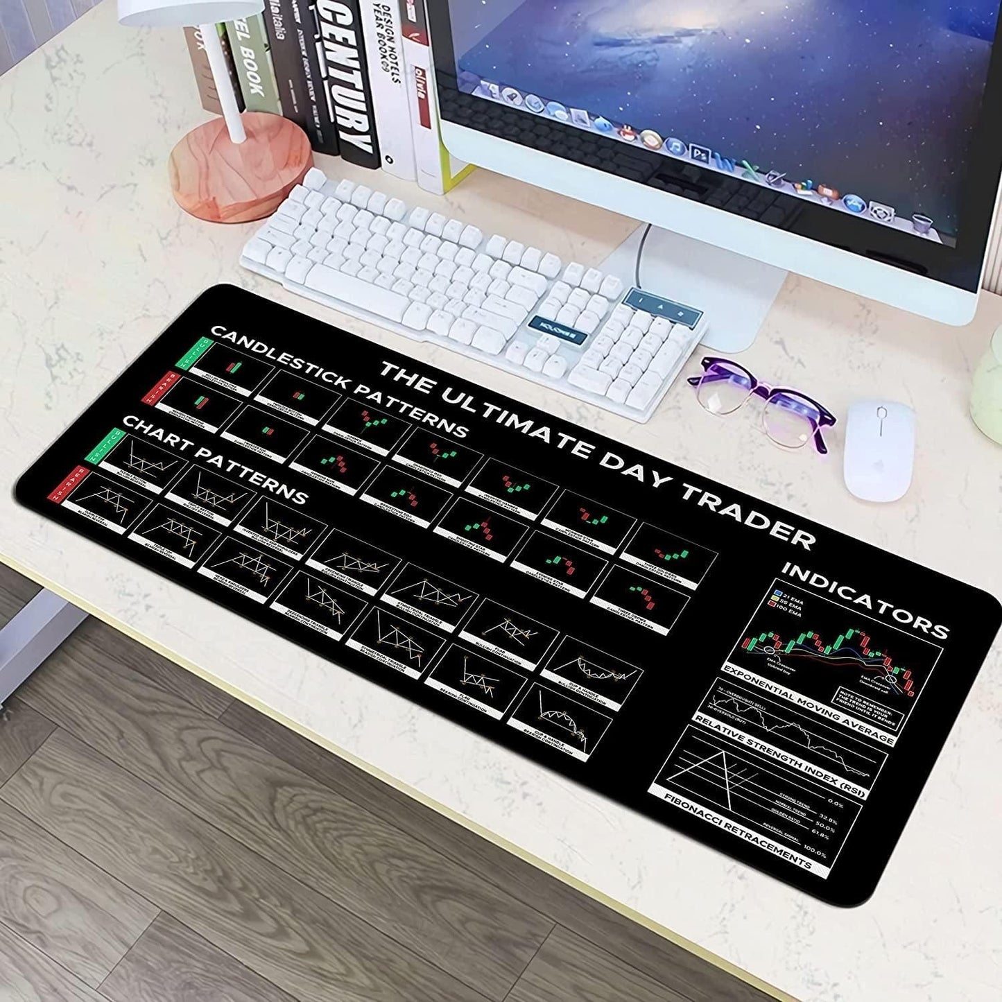 Gaming Pad for Mouse and Keyboard Mouse Mat Pad 19378