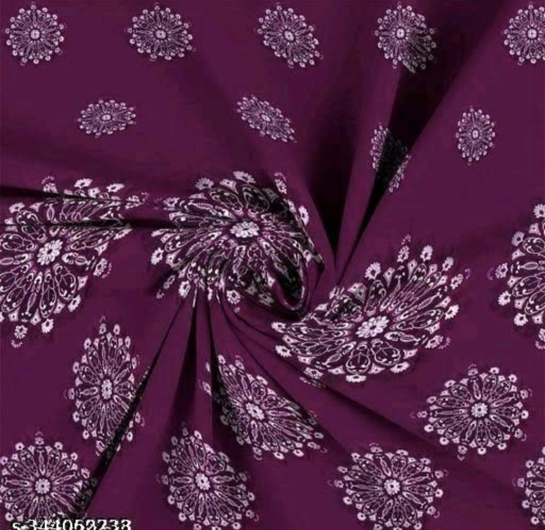 Super Soft Glace Cotton All Round Elastic Fitted Double Bed Bedsheet with 2 Pillow Covers-72x78x8 20027