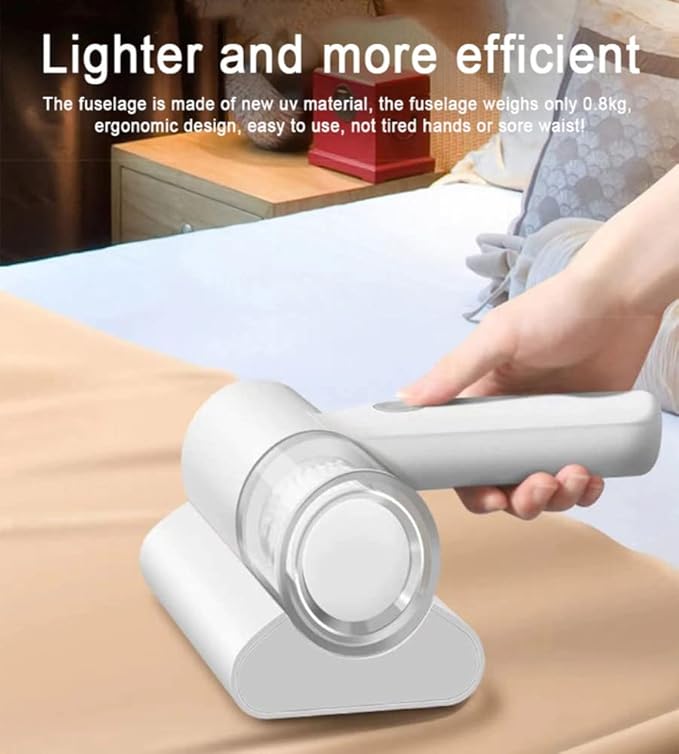 Portable Dust Suction Mites Remover Handheld Wireless Vacuum Cleaner Rechargeable Dust Remover Brush 18049