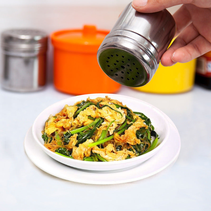 Kitchen Stainless Steel Pepper Condiment Jar My Store