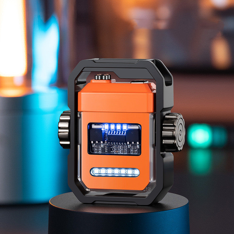 New Pulse Lighter Double Arc Outdoor Windproof Type-C Charging Electric My Store