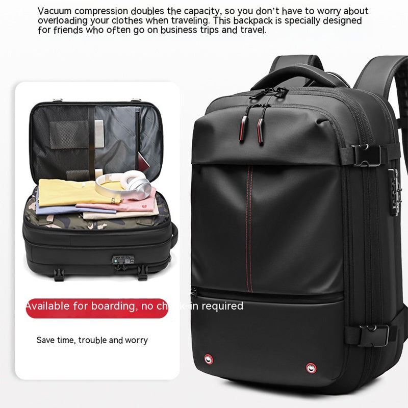 Computer Bag Vacuum Compression Large-capacity Travel Backpack Men's My Store