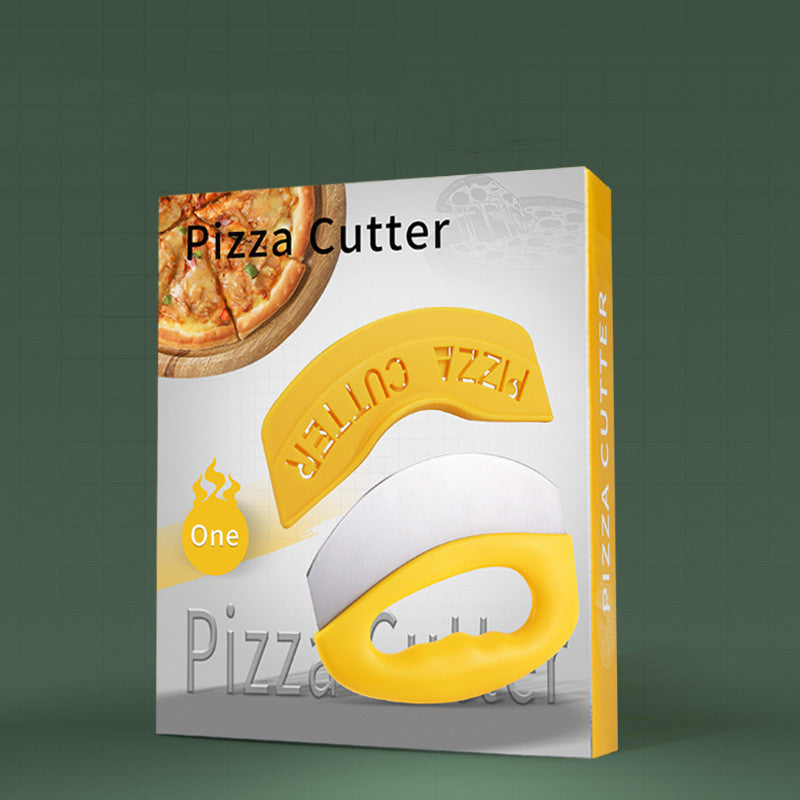 Stainless Steel Pizza Cutter With Protective Cover Kitchen Gadgets My Store
