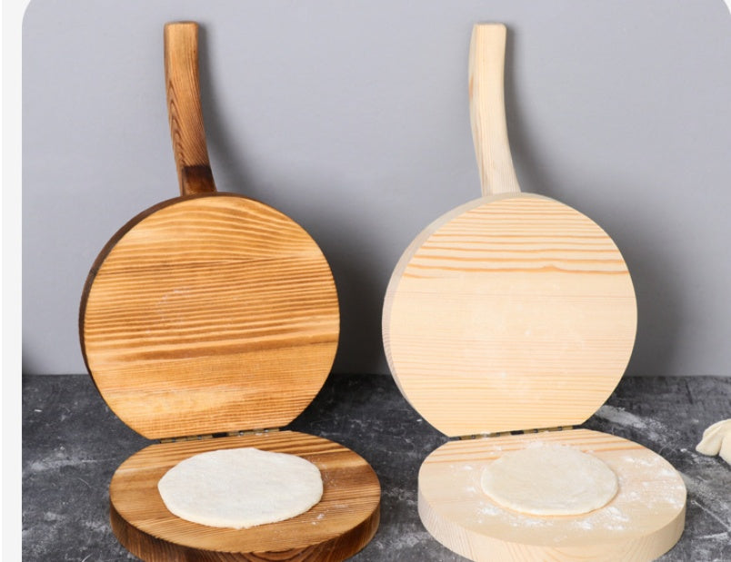 Pressing Dumpling Skin Pressing Plate Wood Rice Cake My Store