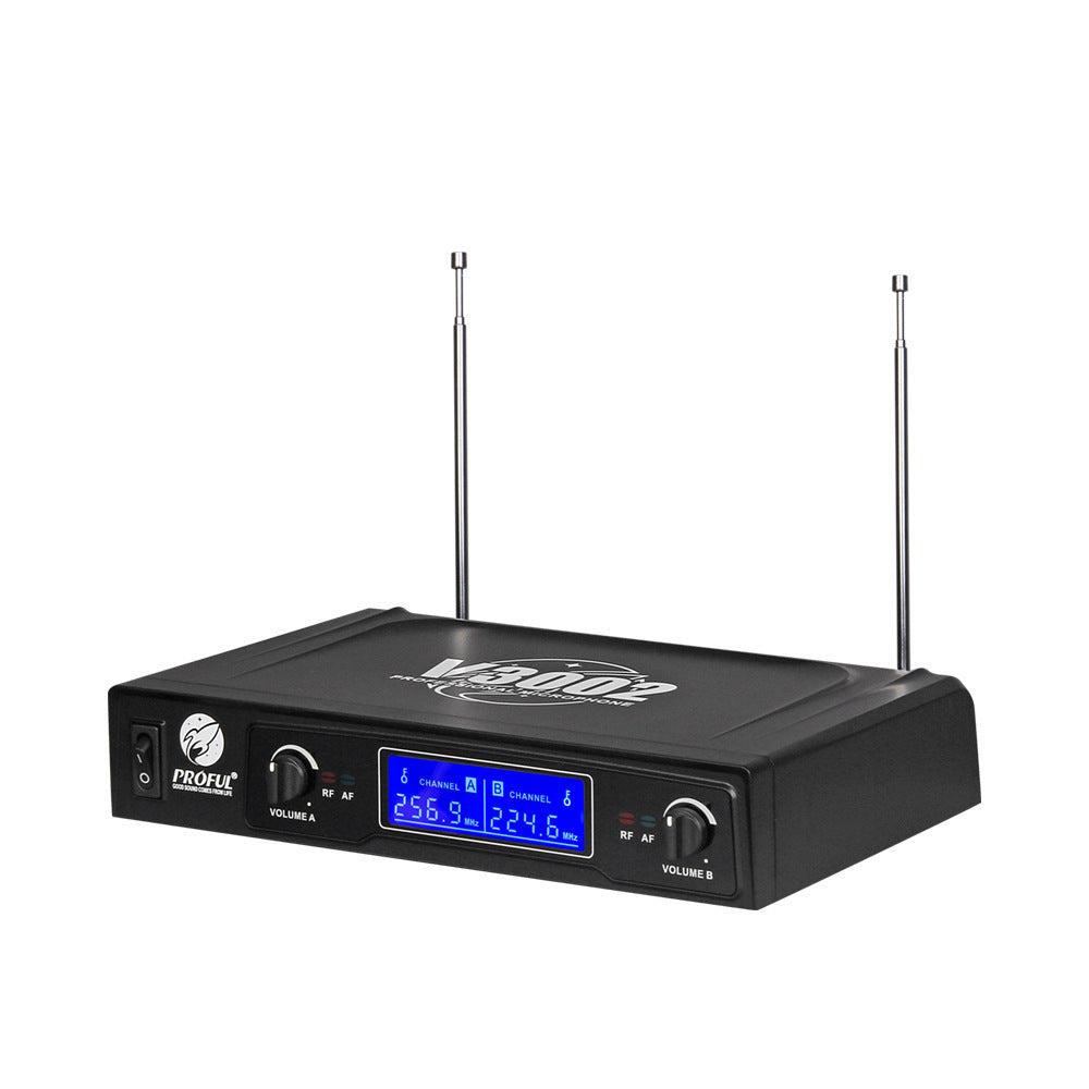 One With Two Handheld Wireless Microphones My Store