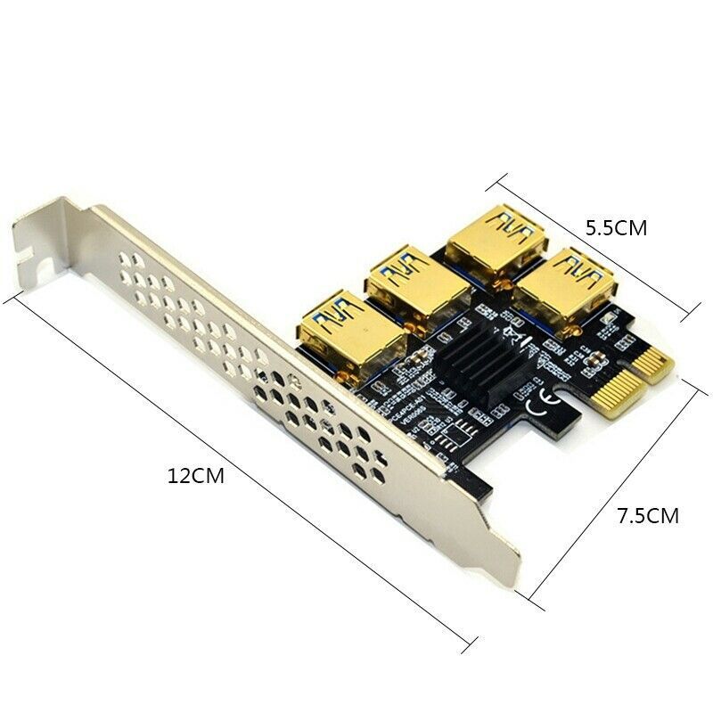 Slot One For Four USB3.0 Graphics Expansion Card My Store