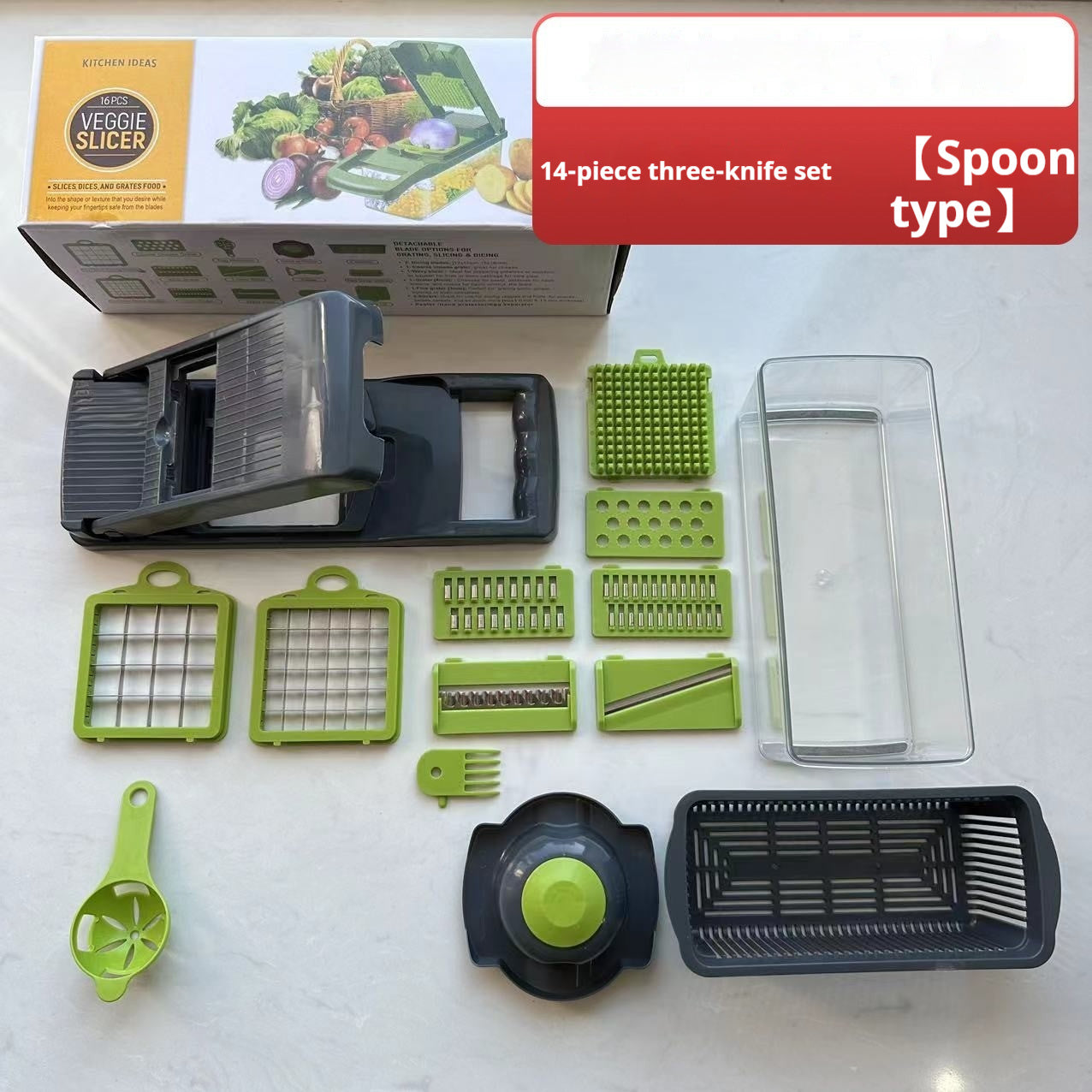 Chopper Storage Fantastic Kitchen Shred Dicing Slicer Vegetable Cutting My Store