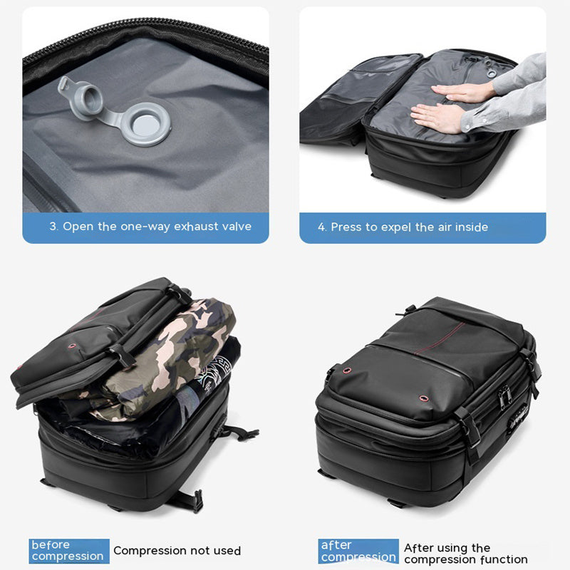 Computer Bag Vacuum Compression Large-capacity Travel Backpack Men's My Store