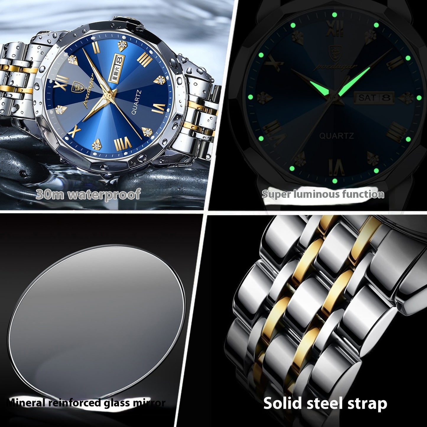 Men's Watch Waterproof Super Luminous Luxury Watch My Store