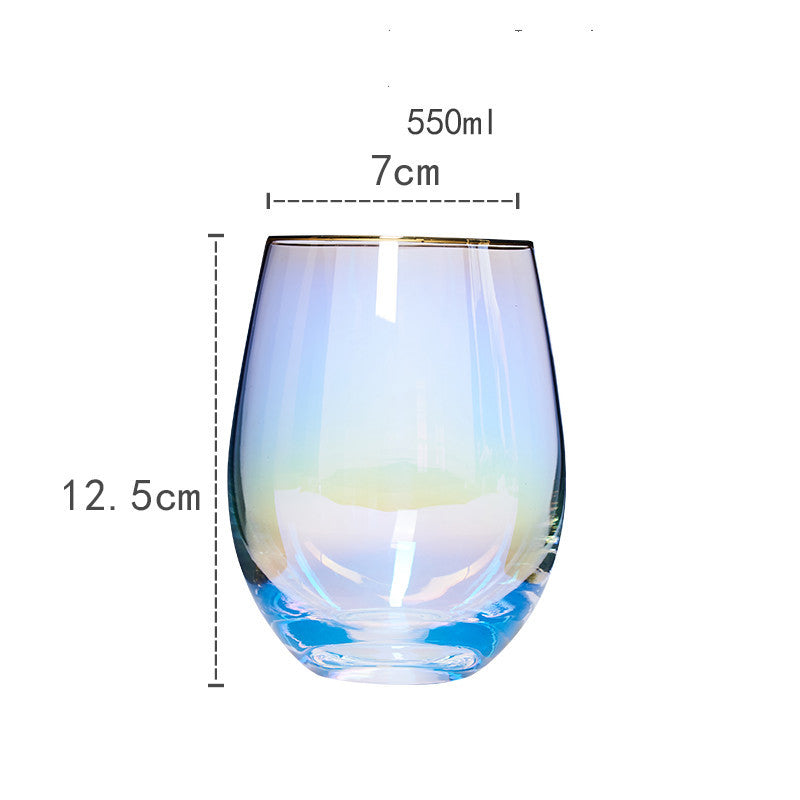 Nordic Colorful Glass Rainbow Glass Family Drinking Water Cup Dazzling Cup My Store