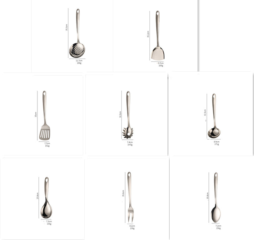 Thickened 430 Stainless Steel Kitchen Utensils My Store