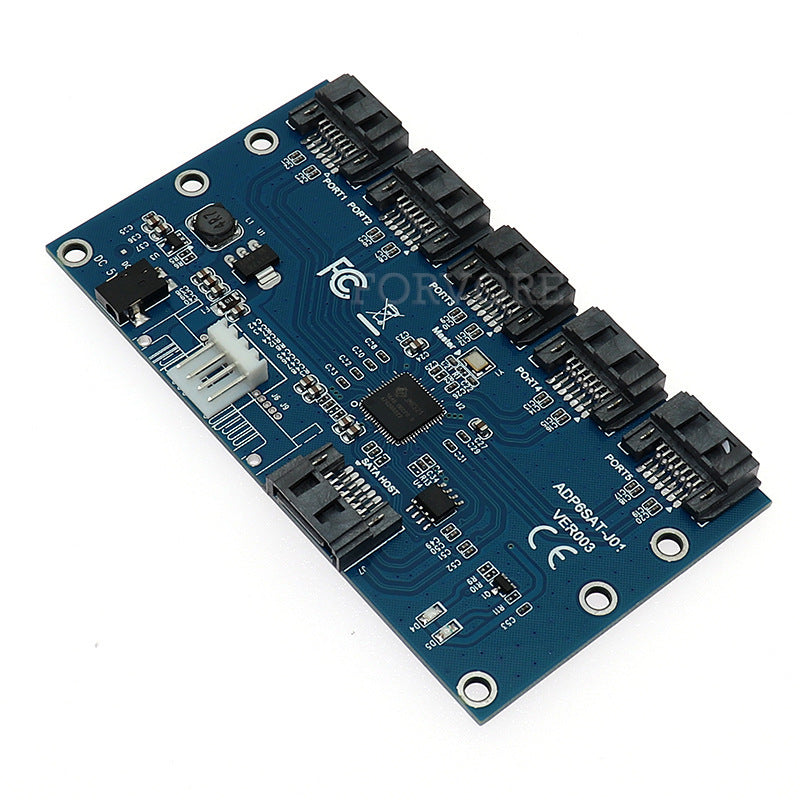 SATA Hard Disk Adapter Card 1 To 5 SATA Port Multiplier Adapter Card My Store