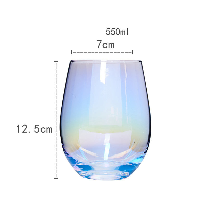 Nordic Colorful Glass Rainbow Glass Family Drinking Water Cup Dazzling Cup My Store
