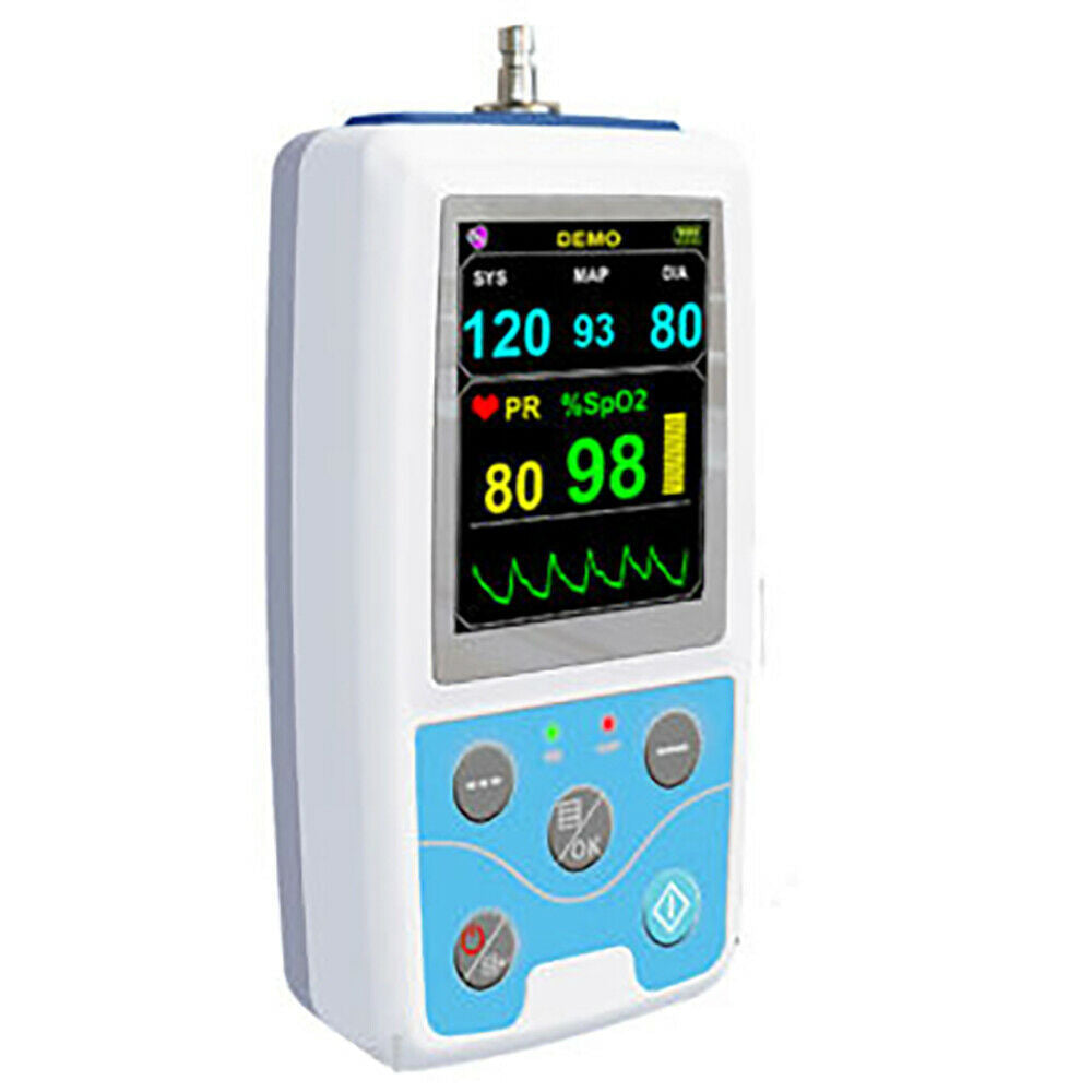 Blood Pressure Monitor SPO2 Probe Pulse Rate NIBP Recorder Software USB Data Store My Store