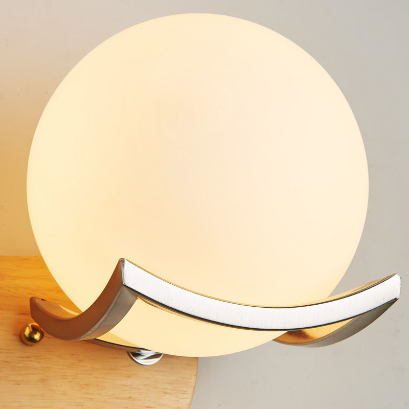 Solid Wood Wall Lamp Simple Bedroom Modern Chinese Style My Store