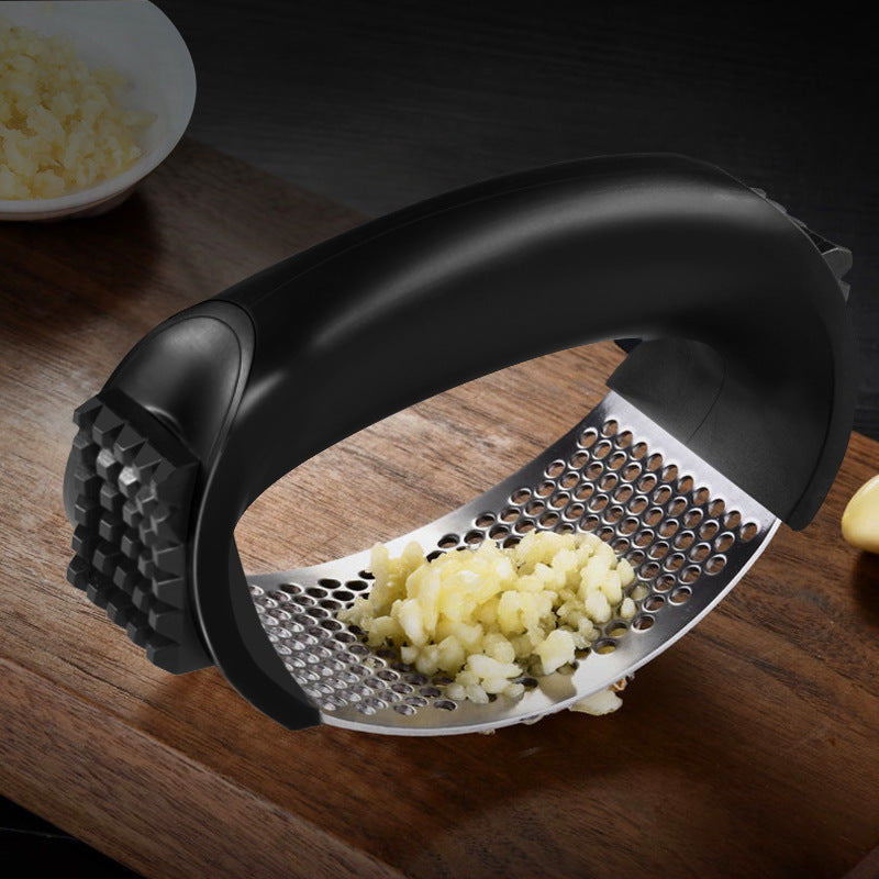 Kitchen Circular Stainless Steel Manual Garlic Masher My Store
