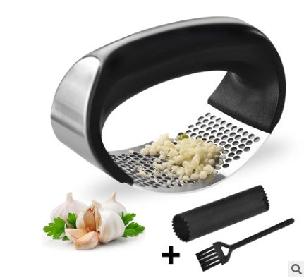 Stainless Steel Garlic Press Home Manual Garlic Garlic Kitchen Ginger Garlic Masher My Store