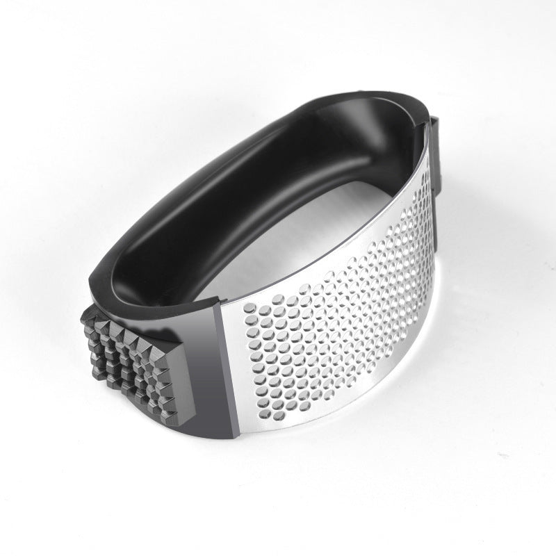 Kitchen Circular Stainless Steel Manual Garlic Masher My Store