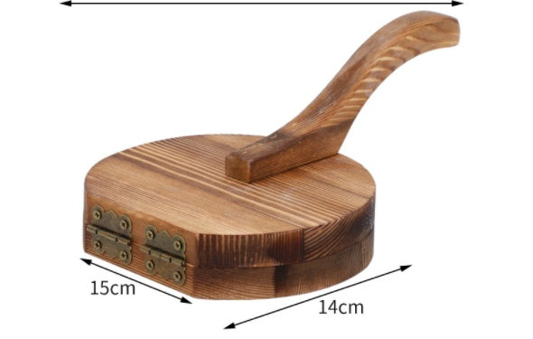 Pressing Dumpling Skin Pressing Plate Wood Rice Cake My Store