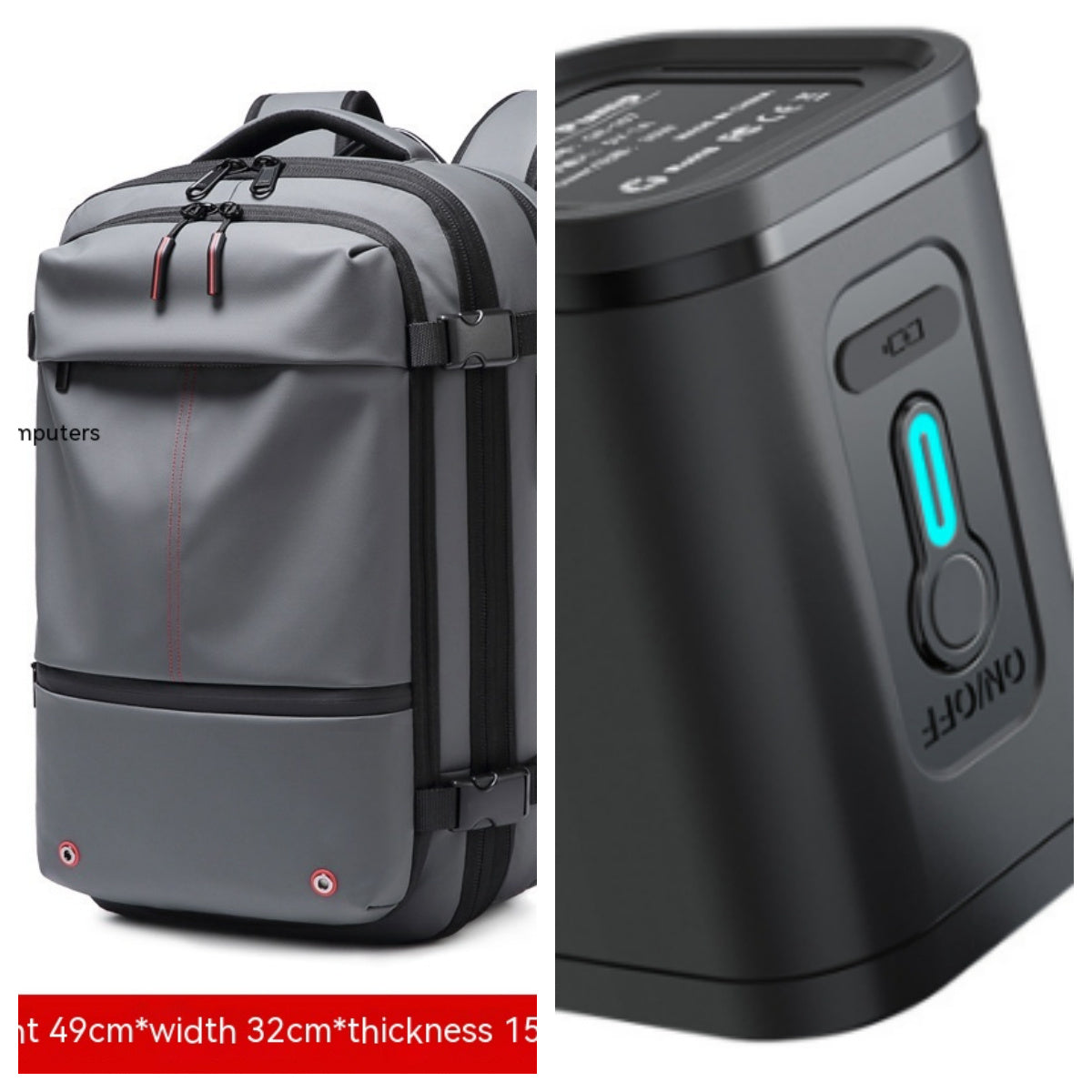 Computer Bag Vacuum Compression Large-capacity Travel Backpack Men's My Store