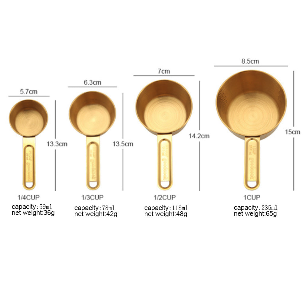 Stainess Steel Measuring Spoons Kitchen Scale Coffee Scoop Baking Bartending Kitchen Tool My Store