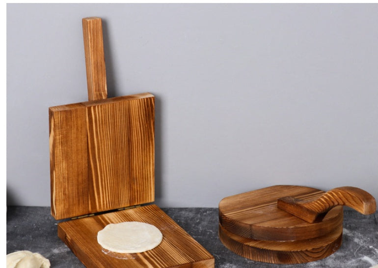 Pressing Dumpling Skin Pressing Plate Wood Rice Cake My Store